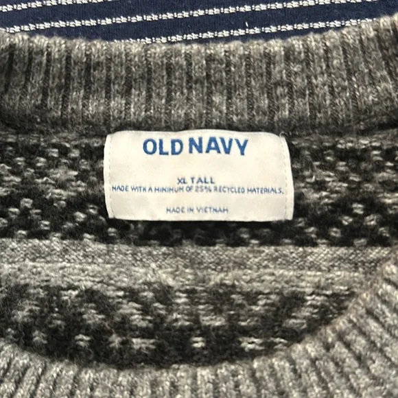 Old Navy Fair Isle style sweater - XL Tall - Picture 2 of 2